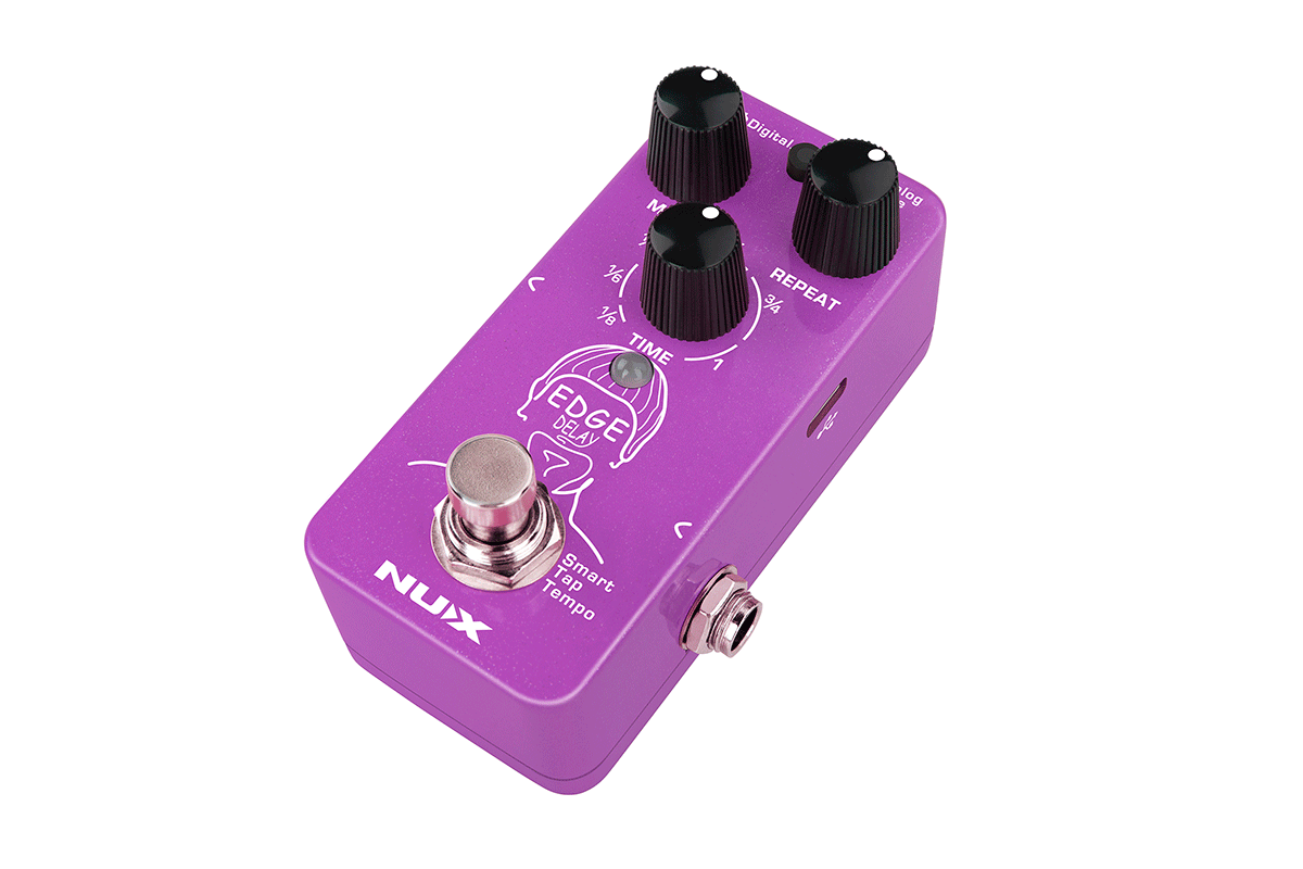 PEDALE DE DELAY NUMERIQUE 3 MODES - TAPE TEMPO NUX EDGE-DELAY