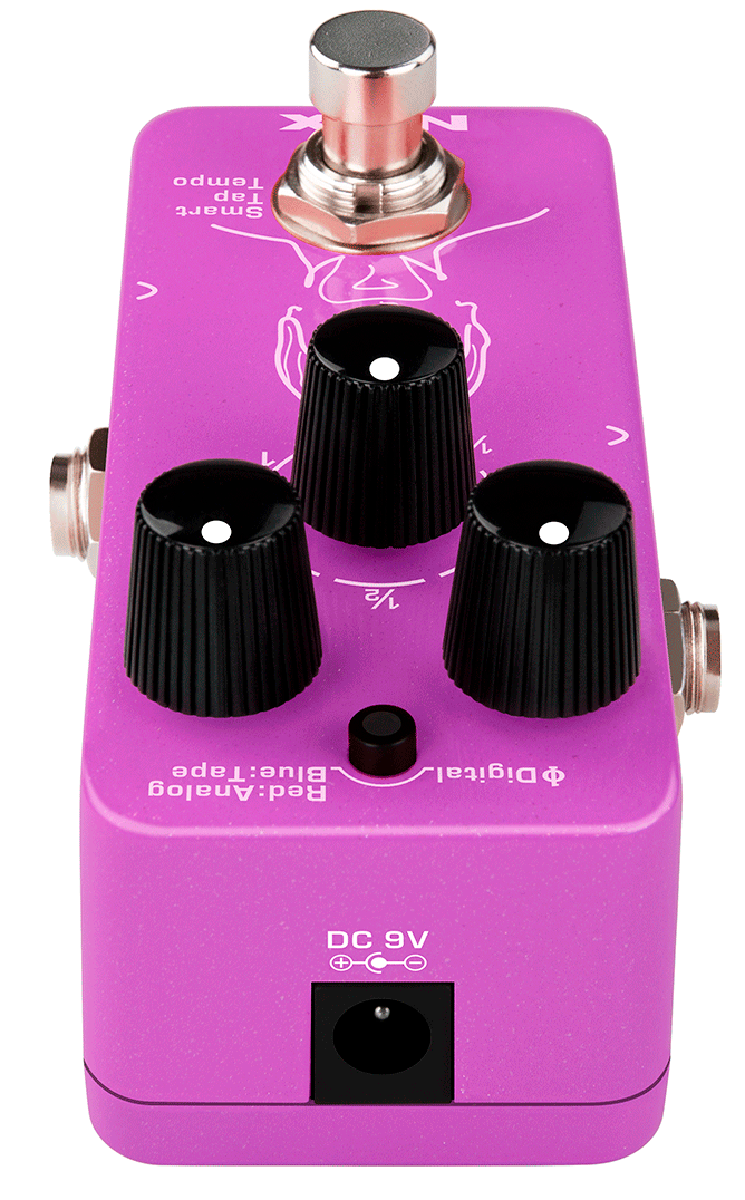 PEDALE DE DELAY NUMERIQUE 3 MODES - TAPE TEMPO NUX EDGE-DELAY