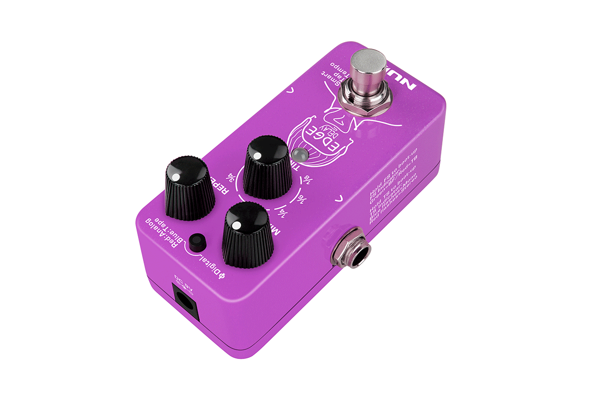 PEDALE DE DELAY NUMERIQUE 3 MODES - TAPE TEMPO NUX EDGE-DELAY