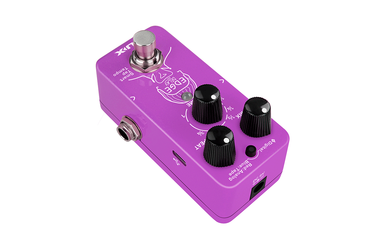 PEDALE DE DELAY NUMERIQUE 3 MODES - TAPE TEMPO NUX EDGE-DELAY