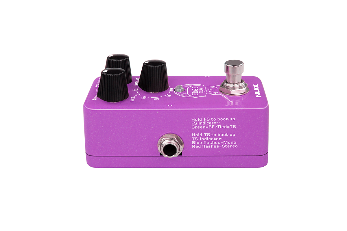PEDALE DE DELAY NUMERIQUE 3 MODES - TAPE TEMPO NUX EDGE-DELAY