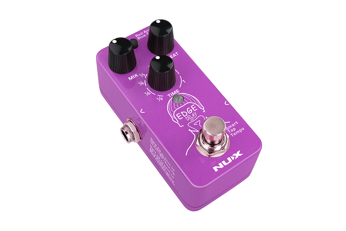 PEDALE DE DELAY NUMERIQUE 3 MODES - TAPE TEMPO NUX EDGE-DELAY