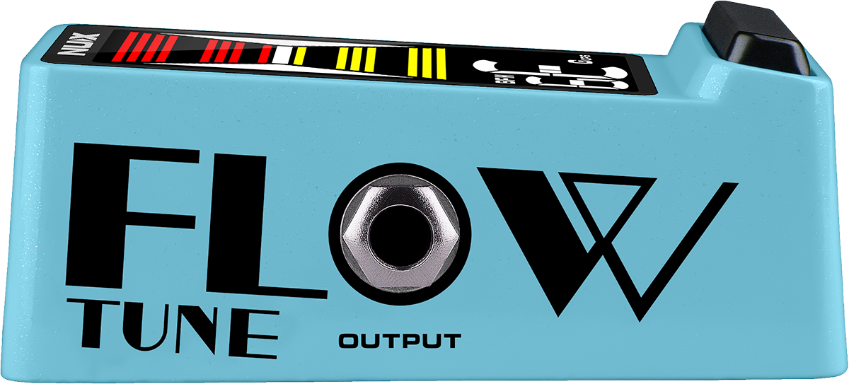 ACCORDEUR GUITARE COMPACT LCD PEDALE NUX ROSE FLOWTUNE 2-PINK