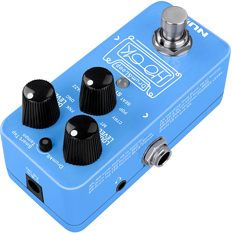PEDALE LOOPER ET BOITE A RYTHMES MINI NUX HOOK-DRUM&LOOPMINI