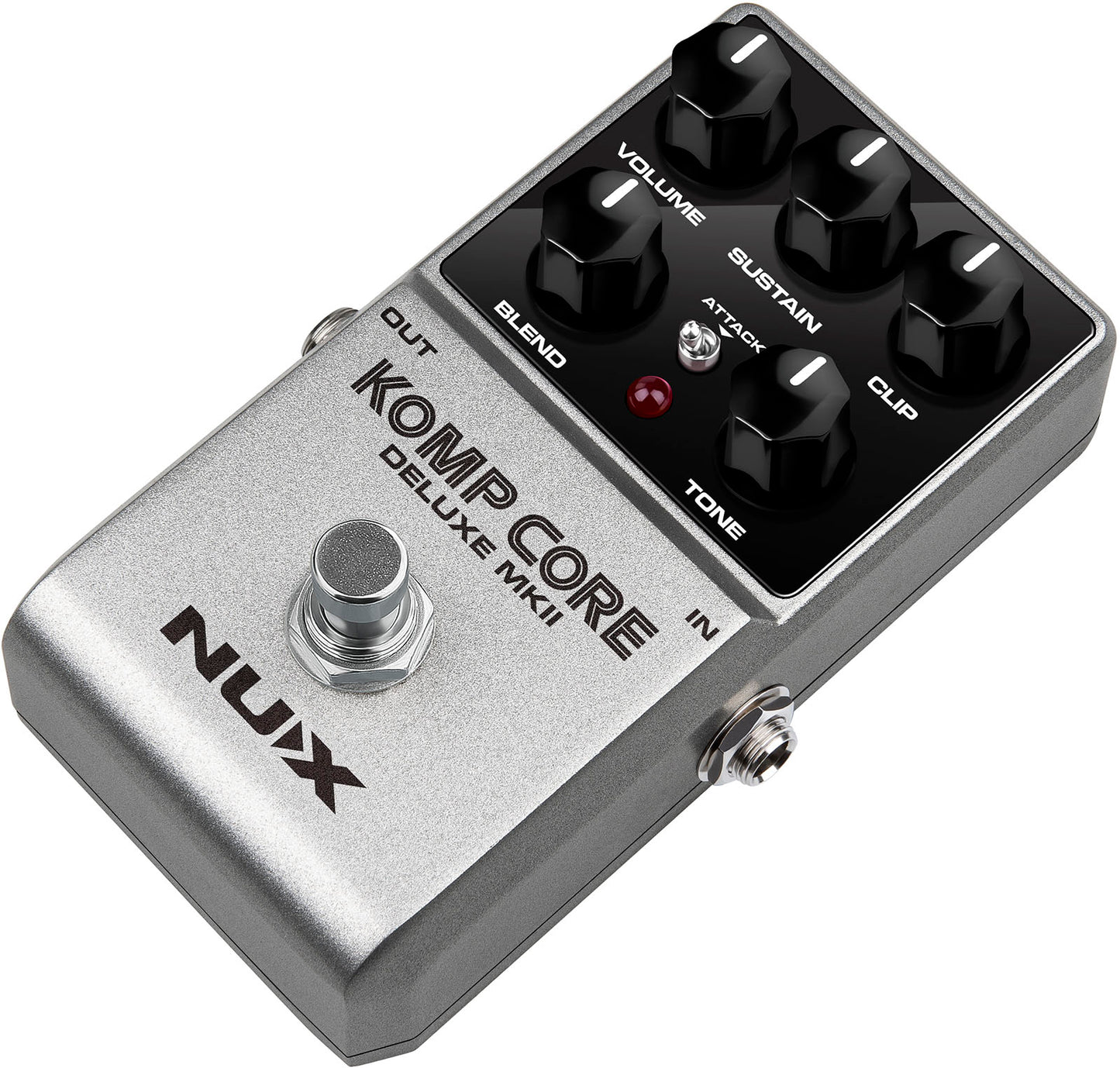 PEDALE COMPRESSEUR ANALOGIQUE POUR GUITARE ET BASSE NUX KOMPCORE DLX MKII