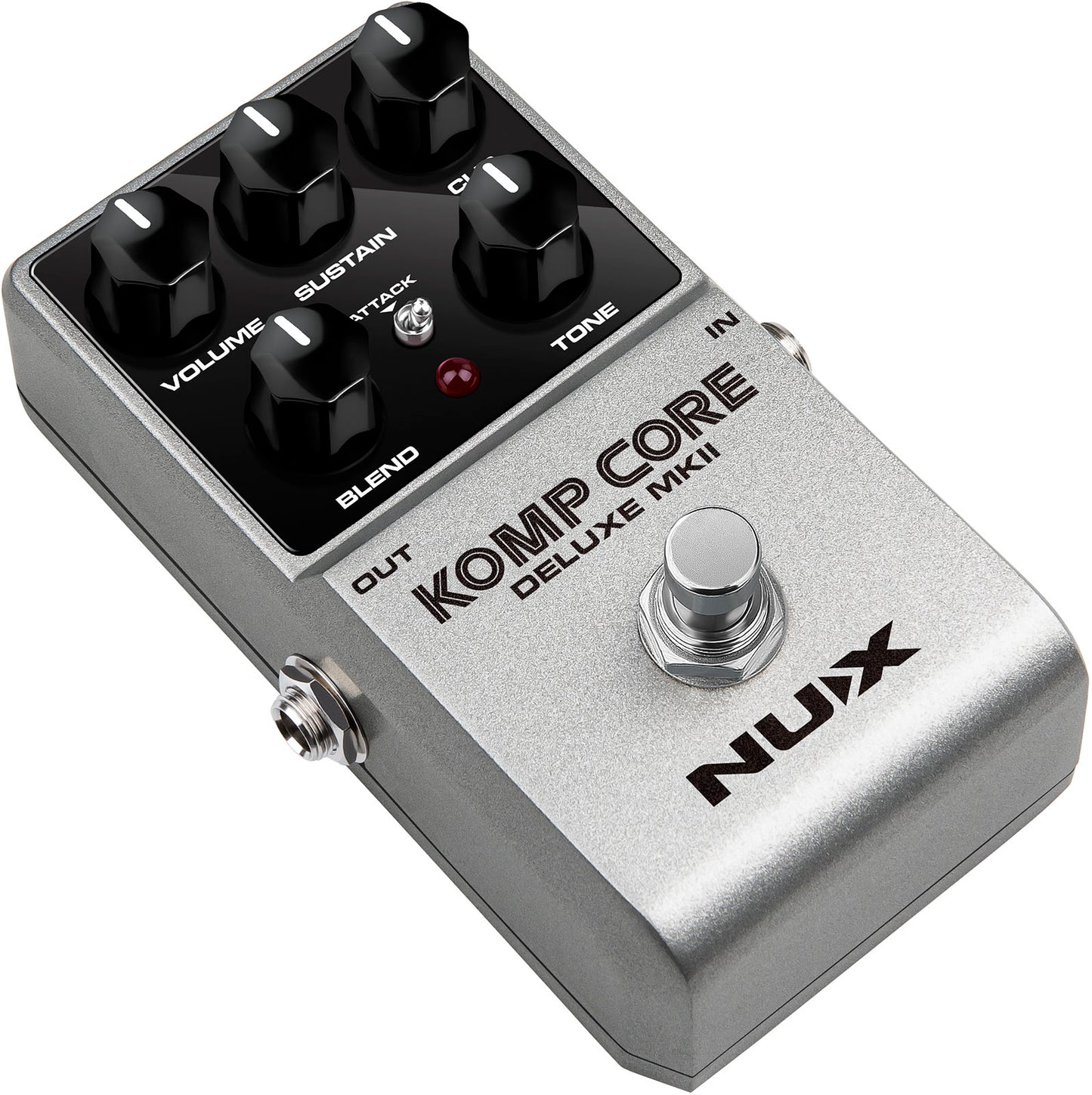 PEDALE COMPRESSEUR ANALOGIQUE POUR GUITARE ET BASSE NUX KOMPCORE DLX MKII