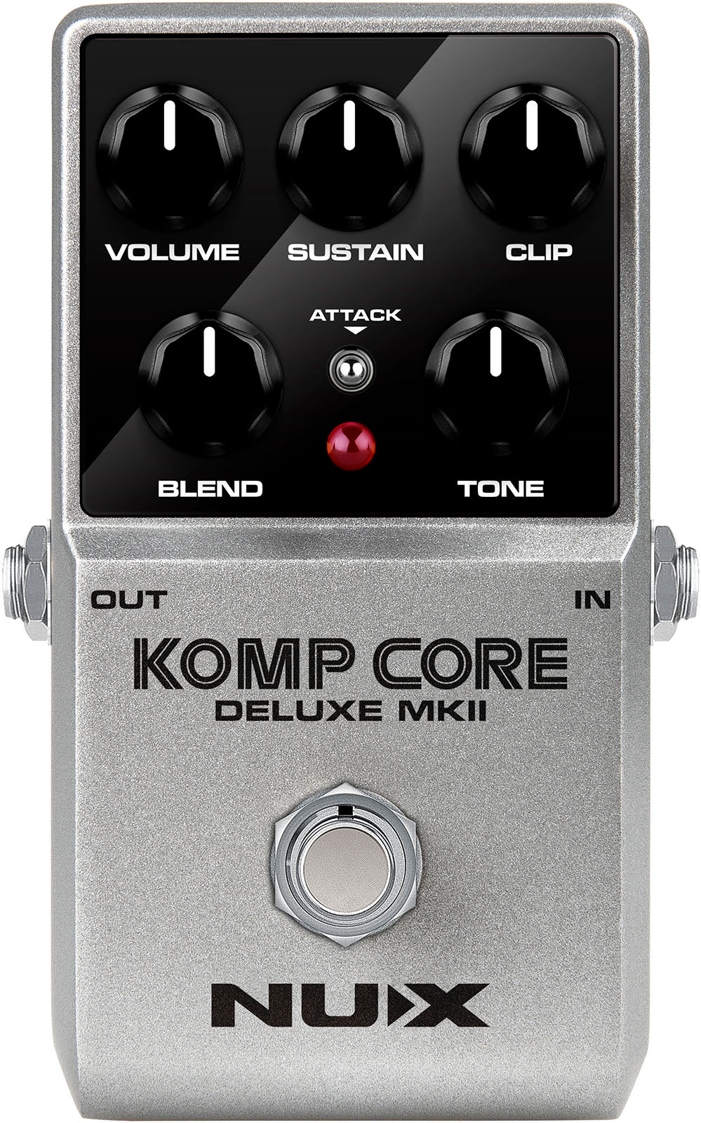 PEDALE COMPRESSEUR ANALOGIQUE POUR GUITARE ET BASSE NUX KOMPCORE DLX MKII