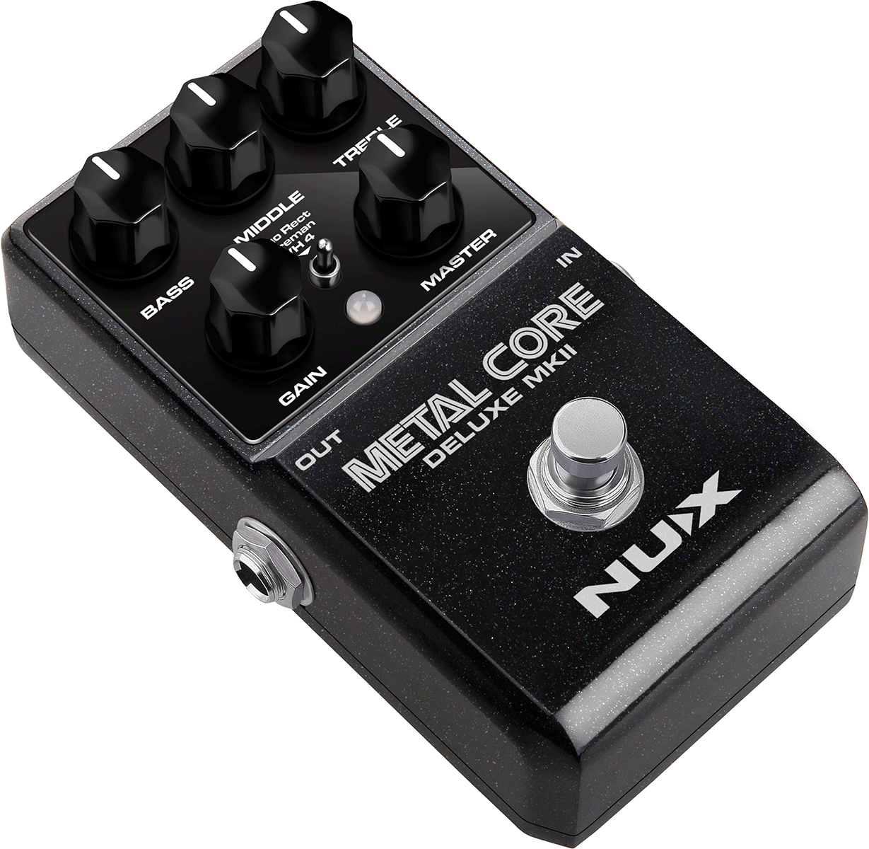 PEDALE DE DISTORTION NUMERIQUE HIGH GAIN 3 MODES NUX METAL CORE DLX MK2