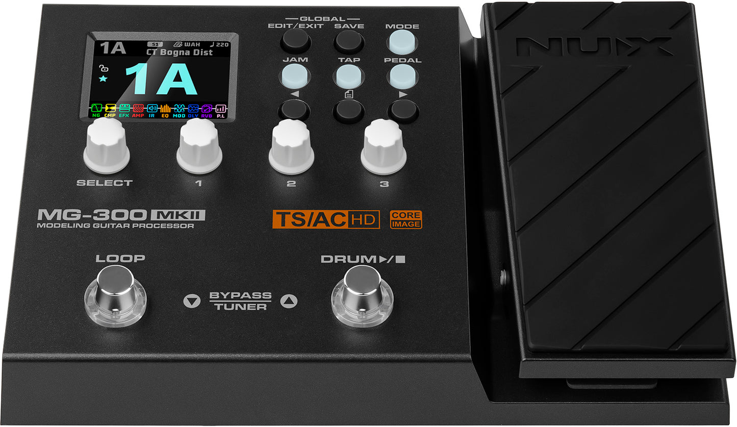 MULTI-EFFETS GUITARE COMPACT NUX MG300-MK2