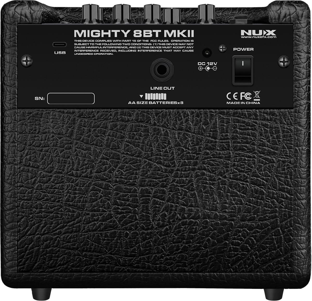 Ampli GUITARE ELECTRIQUE Portable 8W - 2 canaux Bluetooth  NUX MIGHTY-8BT-MK2