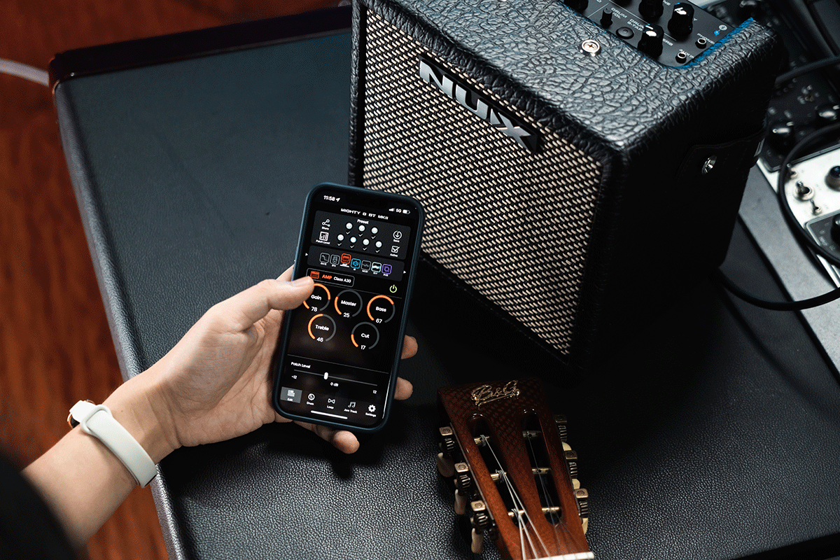 Ampli GUITARE ELECTRIQUE Portable 8W - 2 canaux Bluetooth  NUX MIGHTY-8BT-MK2