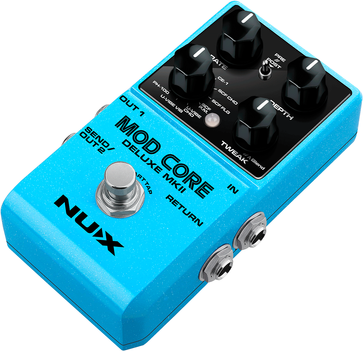 PEDALE MODULATION NUMERIQUE - 8 MODES NUX MOD CORE DLX MK2