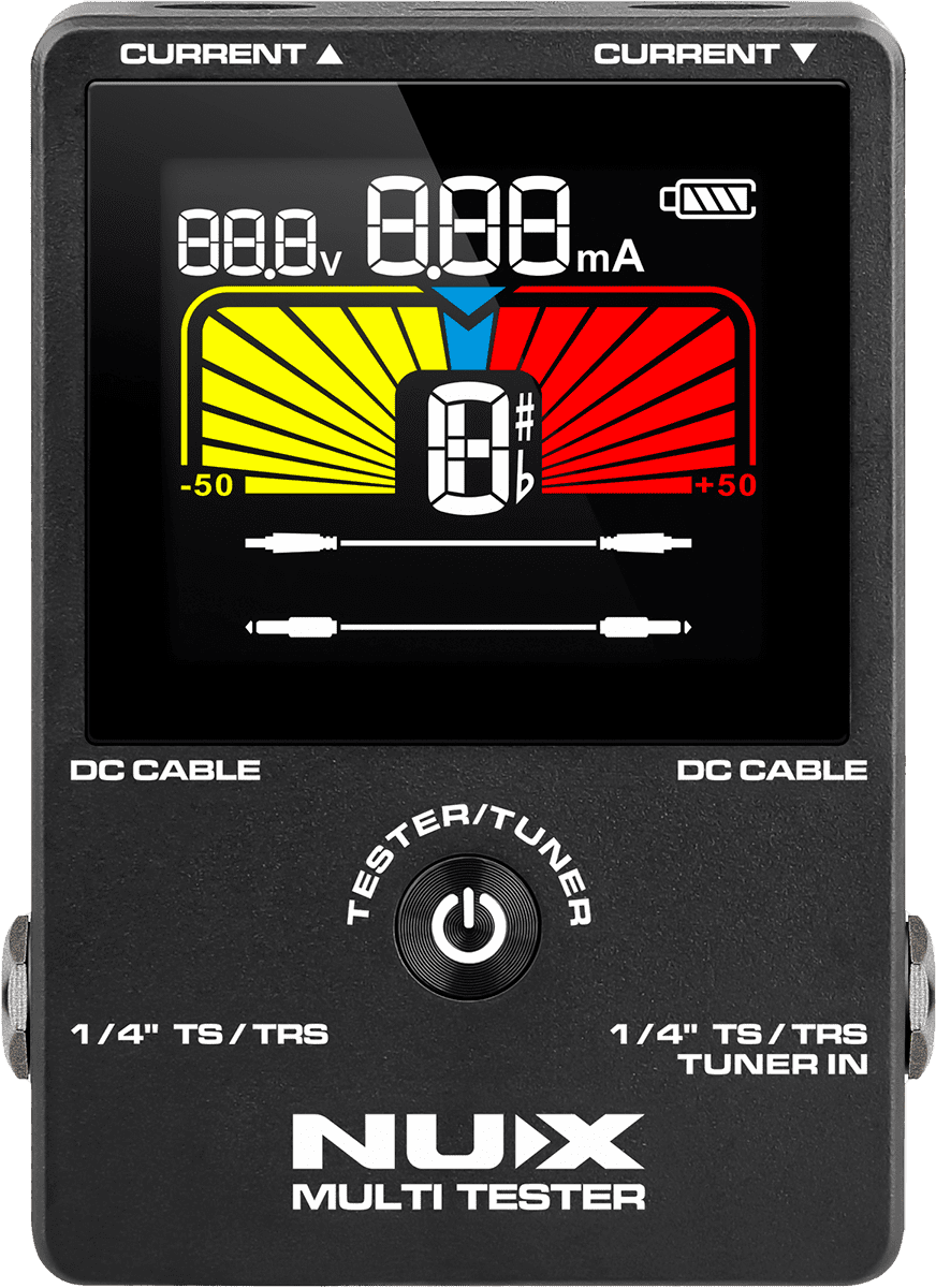 MULTI TESTEUR DE CABLE AUDIO ET ALIMENTATION + ACCORDEUR NUX NMT1