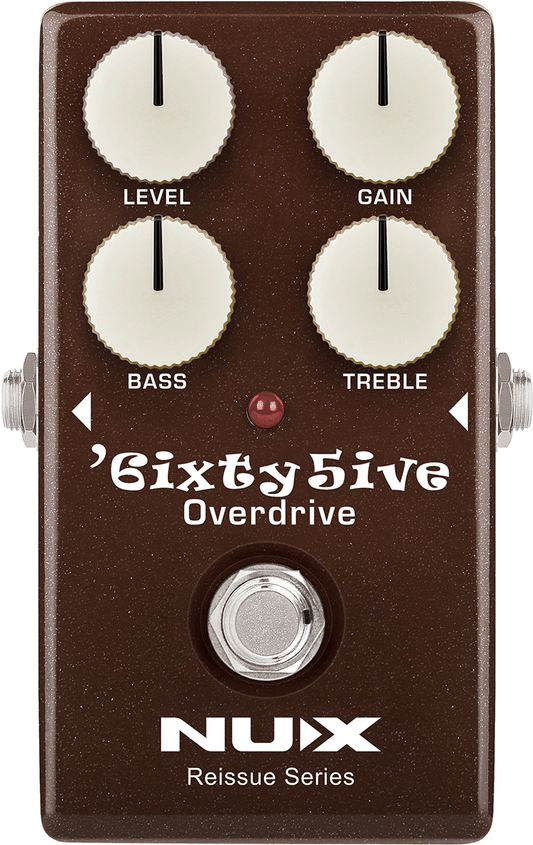 PEDALE OVERDRIVE ANALOGIQUE TYPE BLACKFACE DRIVE NUX SIXTYFIVE-OD