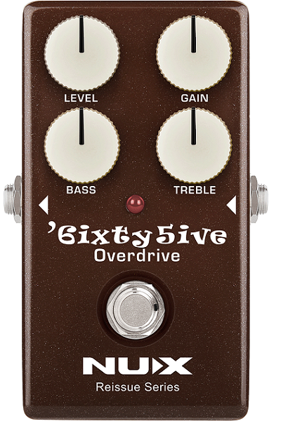 PEDALE OVERDRIVE ANALOGIQUE TYPE BLACKFACE DRIVE NUX SIXTYFIVE-OD