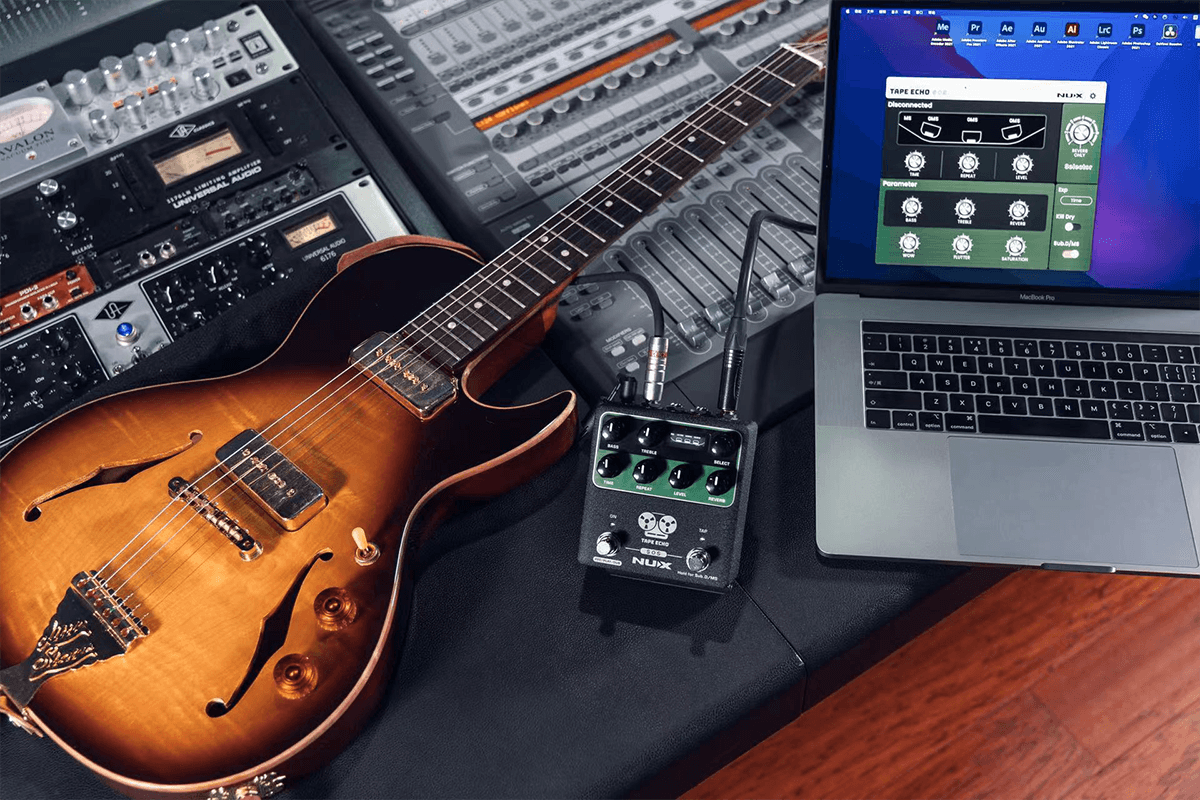 PEDALE DE DELAY ET REVERB NUMERIQUE NUX TAPE-ECHO