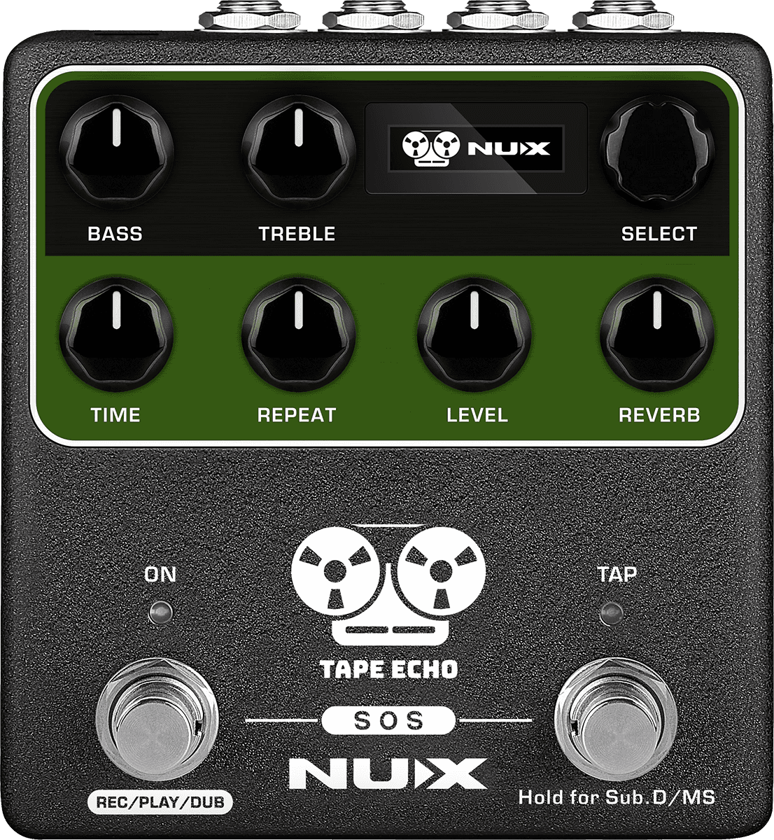 PEDALE DE DELAY ET REVERB NUMERIQUE NUX TAPE-ECHO