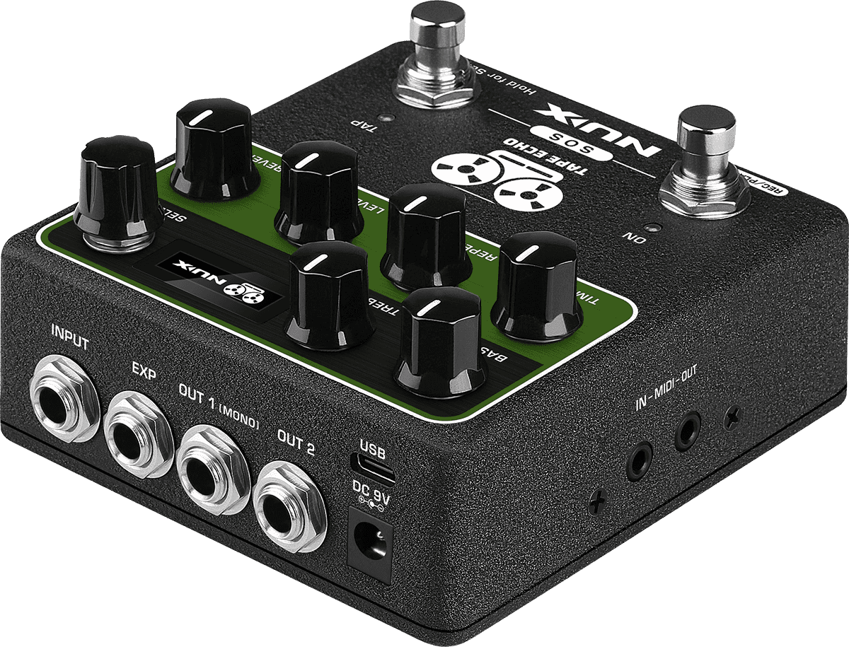 PEDALE DE DELAY ET REVERB NUMERIQUE NUX TAPE-ECHO
