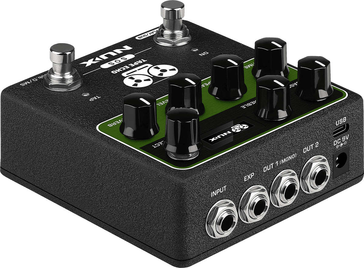PEDALE DE DELAY ET REVERB NUMERIQUE NUX TAPE-ECHO