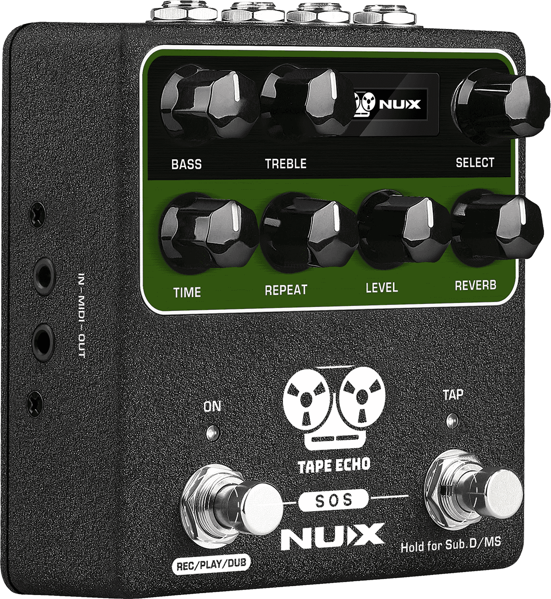 PEDALE DE DELAY ET REVERB NUMERIQUE NUX TAPE-ECHO