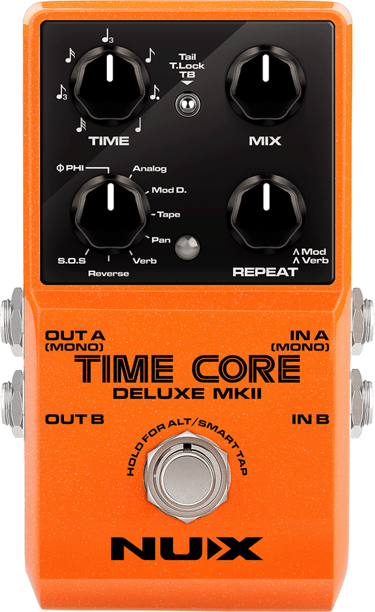 PEDALE DE DELAY NUMERIQUE 7 MODES NUX TIME CORE DLX MK2