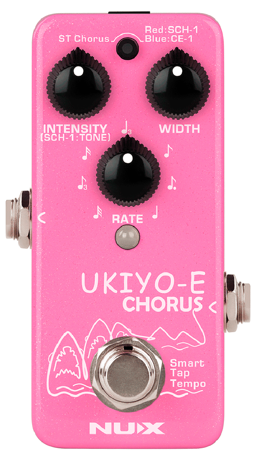PEDALE CHORUS NUMERIQUE 3 MODES- TAPE TEMPO NUX UKIYO-E-CHORUS