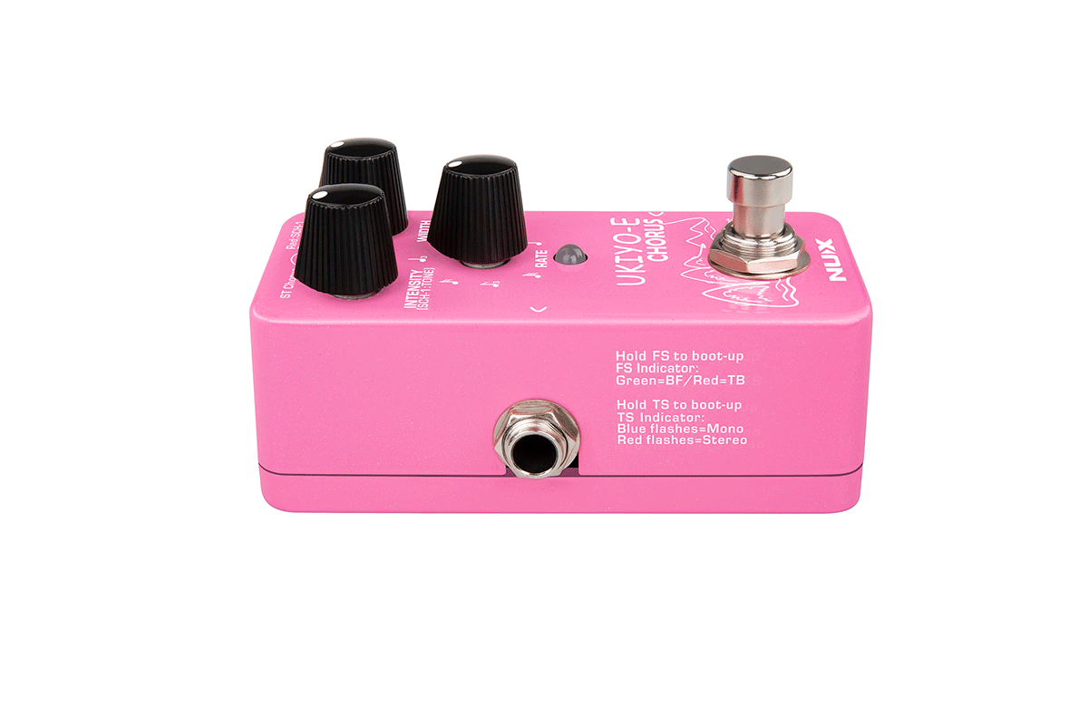 PEDALE CHORUS NUMERIQUE 3 MODES- TAPE TEMPO NUX UKIYO-E-CHORUS