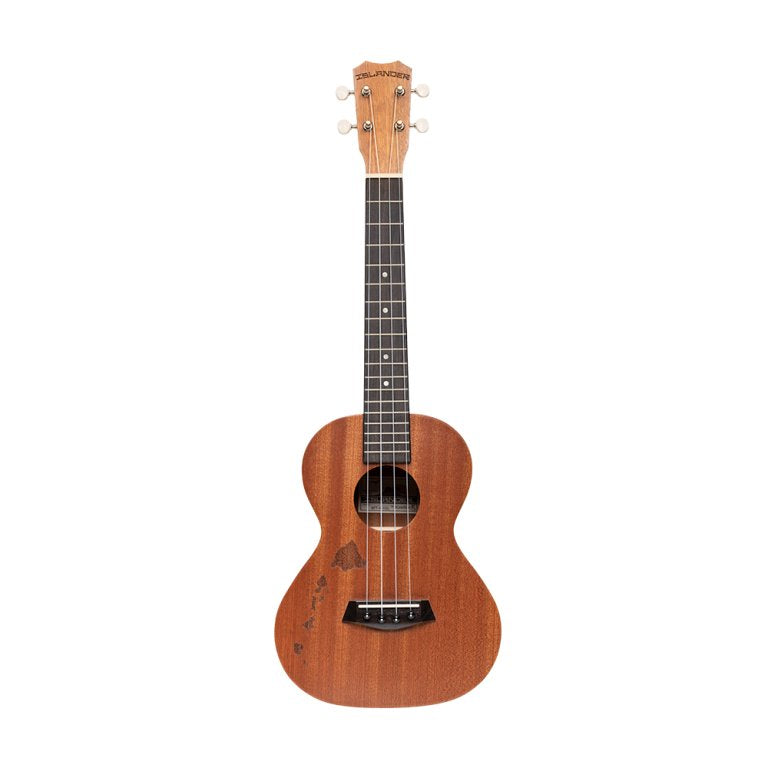 Ukulélé ténor traditionnel avec table en acajou et motif îles hawaïennes ISLANDER MT-4-ISL