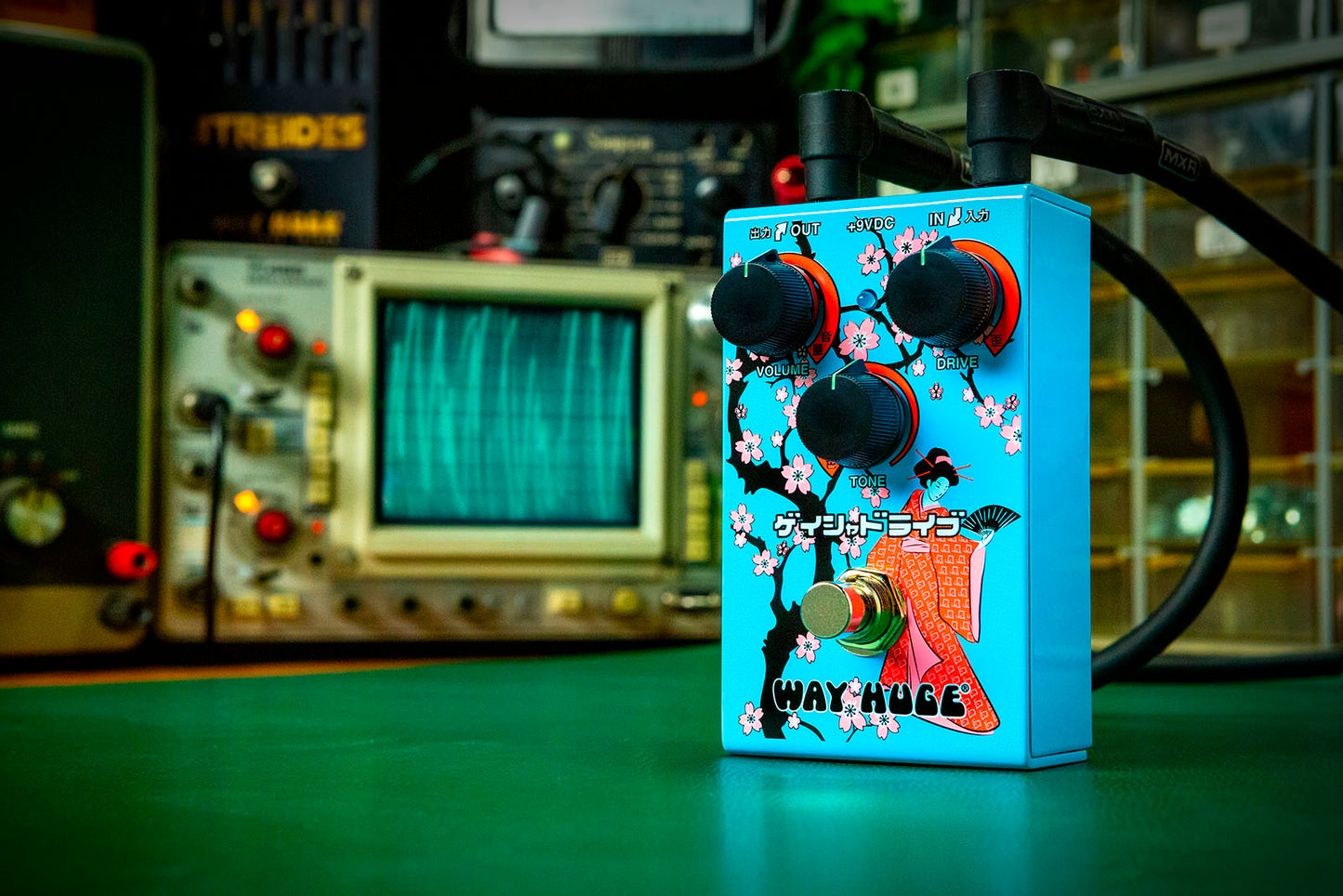 Pédale Overdrive Way Huge Geisha Drive Blue Limited Edition WM32B