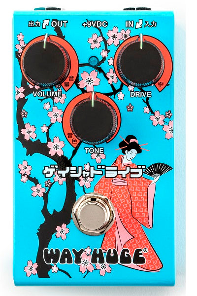 Pédale Overdrive Way Huge Geisha Drive Blue Limited Edition WM32B