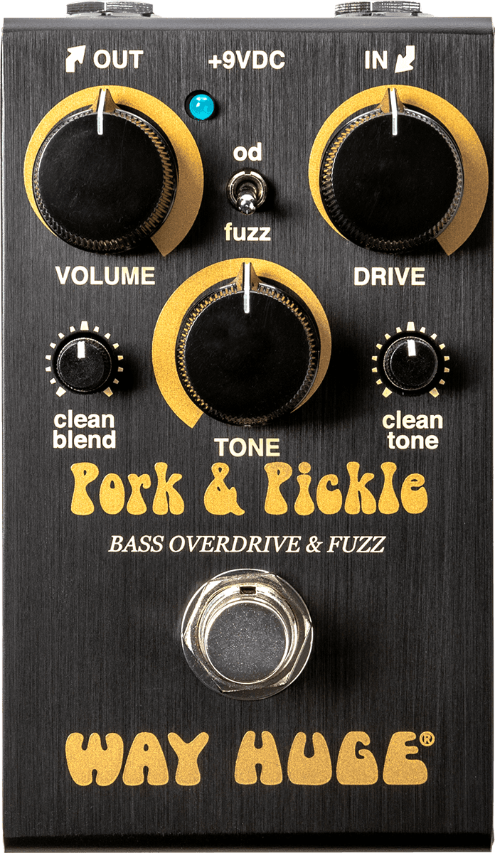 Pédale Overdrive / Fuzz Way Huge Pork & Pickle Mini WM91