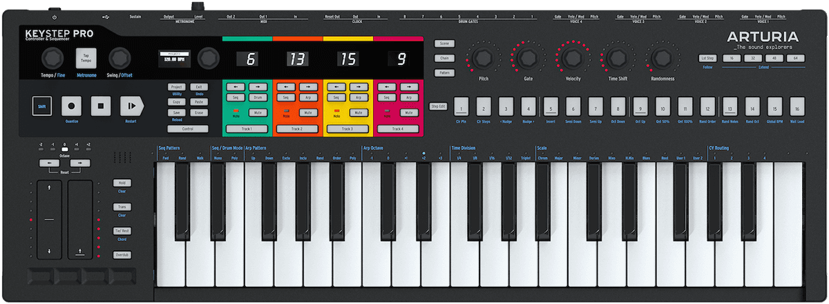 CLAVIER 37 TOUCHES ARTURIA KEYSTEP-PRO