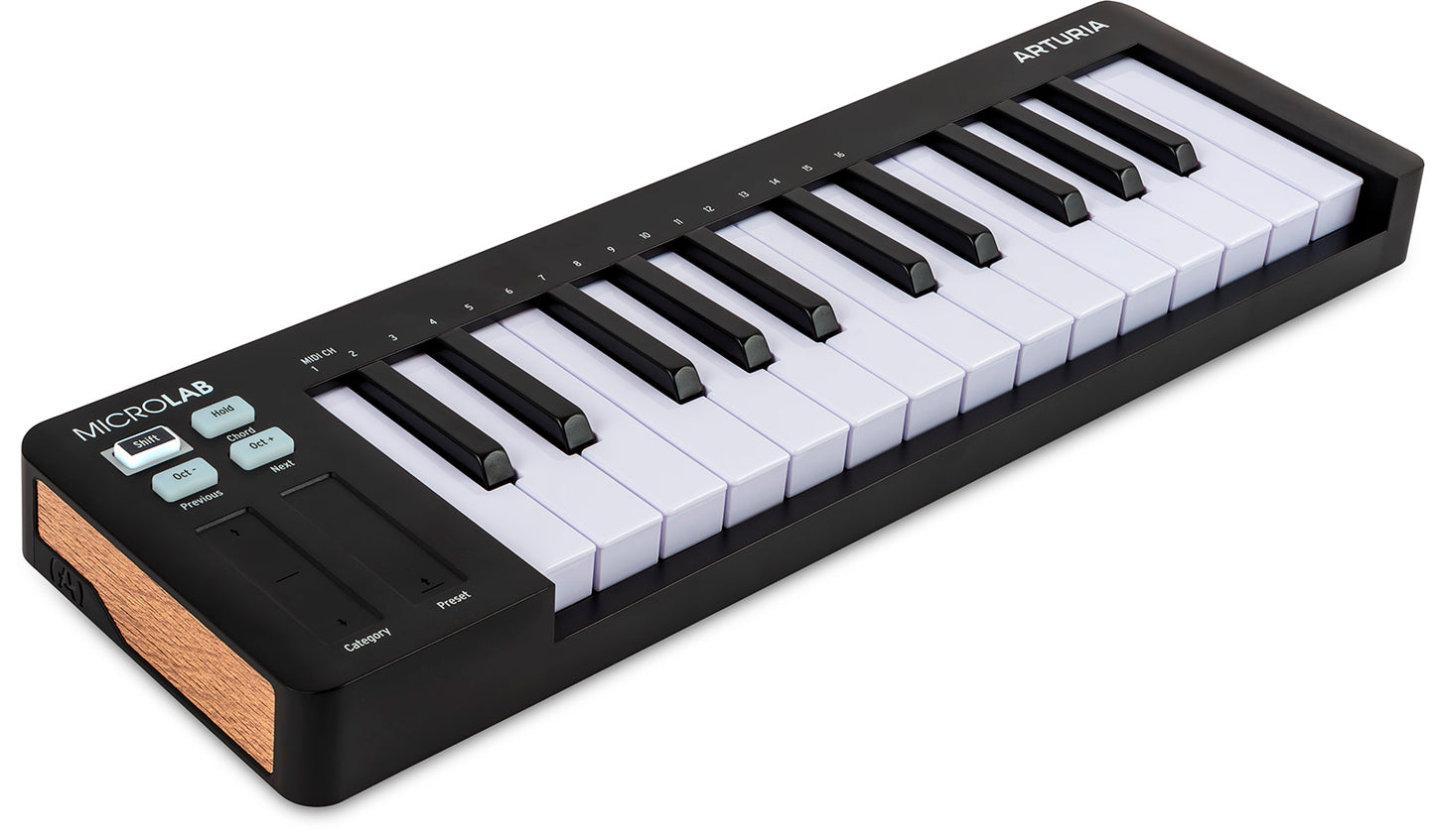 Clavier maître ARTURIA MicroLab MK3 – Noir