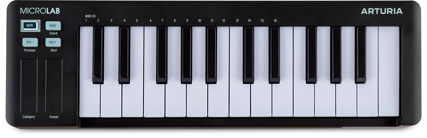 Clavier maître ARTURIA MicroLab MK3 – Noir