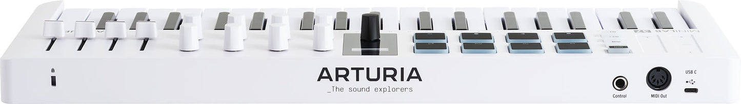 ARTURIA MiniLab MK3 37 touches – Clavier maître blanc