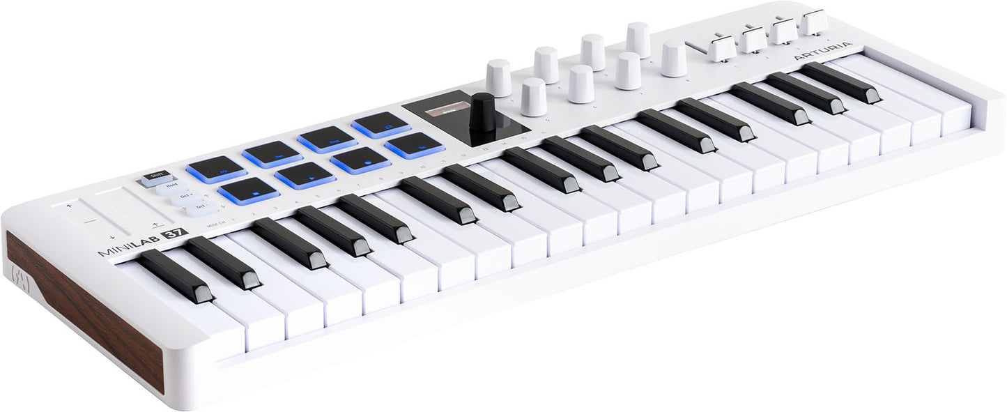 ARTURIA MiniLab MK3 37 touches – Clavier maître blanc