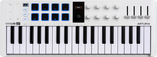 ARTURIA MiniLab MK3 37 touches – Clavier maître blanc