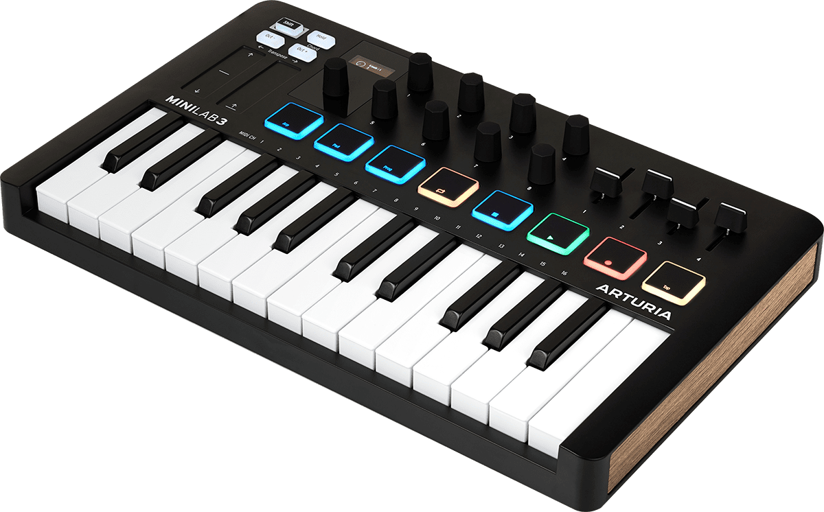 Clavier maître Arturia MiniLab 3 – Noir