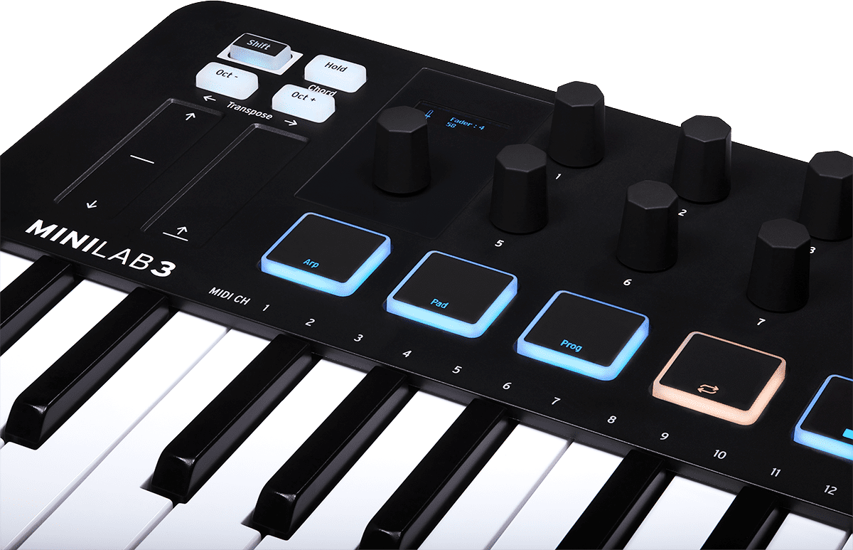 Clavier maître Arturia MiniLab 3 – Noir