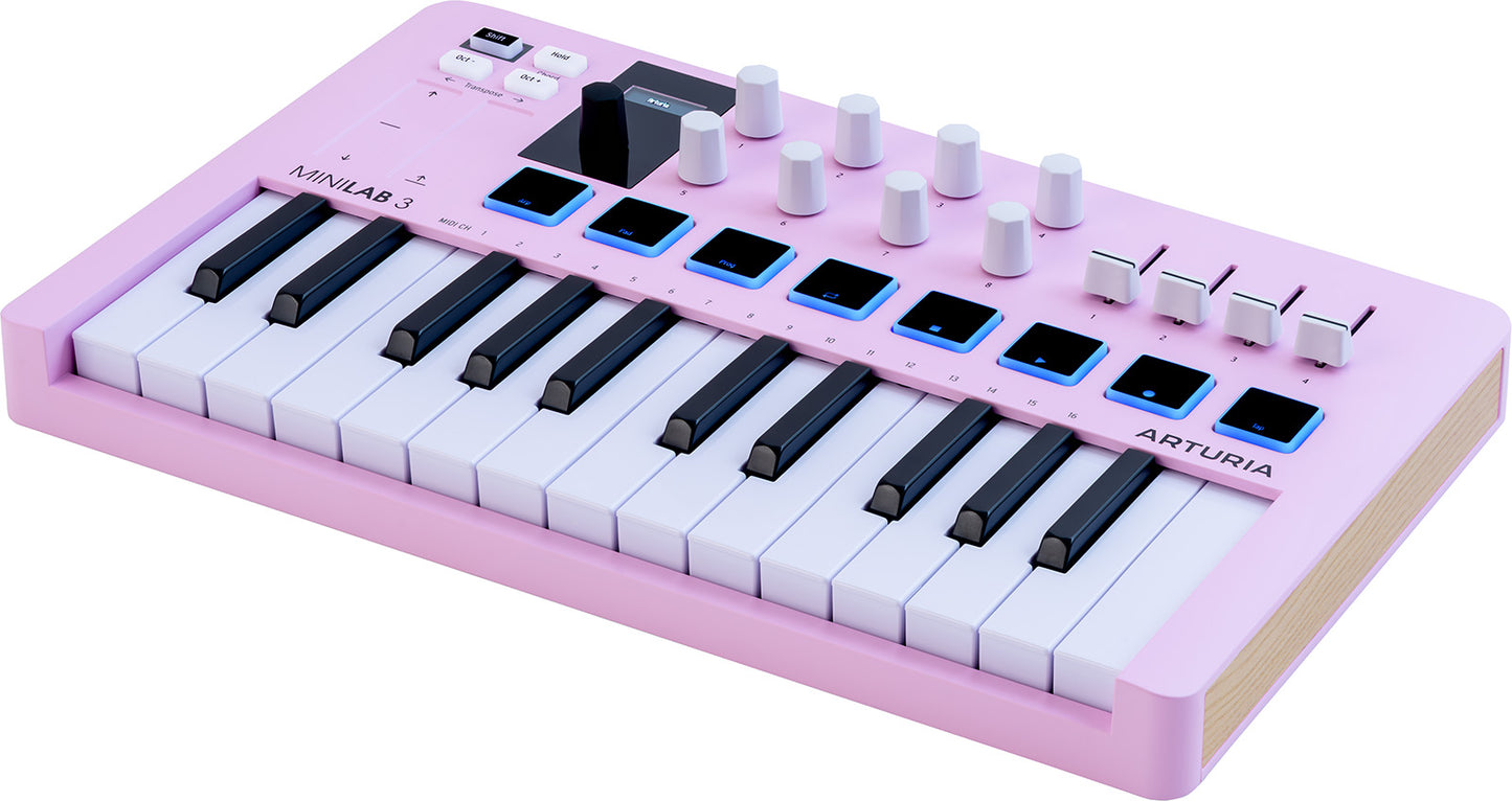 Clavier maître ARTURIA MiniLab 3 – Rose Quartz