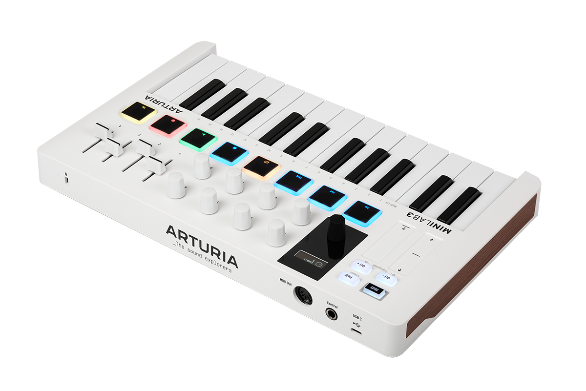 Clavier maître ARTURIA MiniLab 3 – Blanc