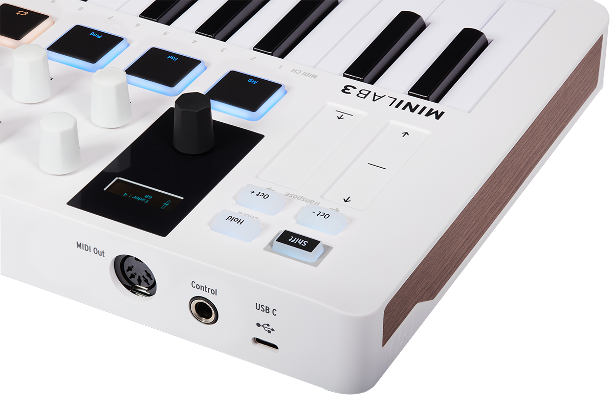Clavier maître ARTURIA MiniLab 3 – Blanc