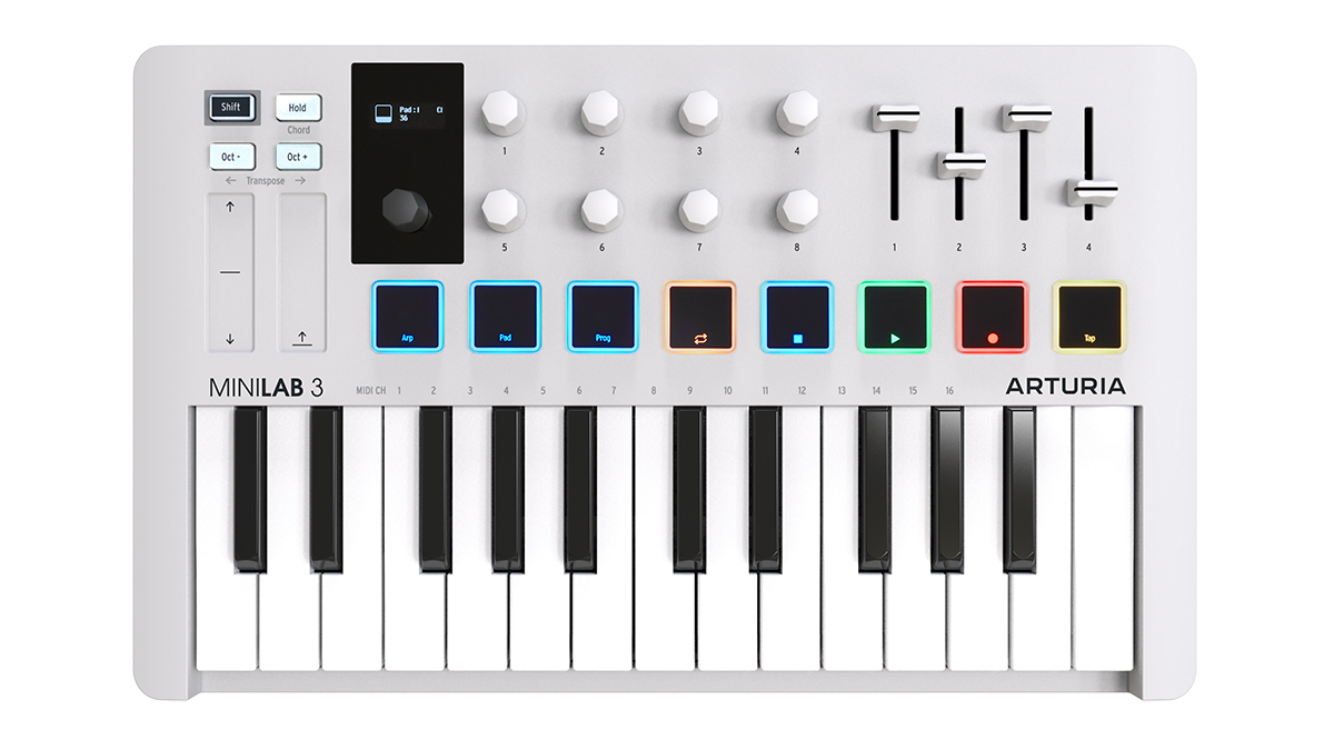 Clavier maître ARTURIA MiniLab 3 – Blanc