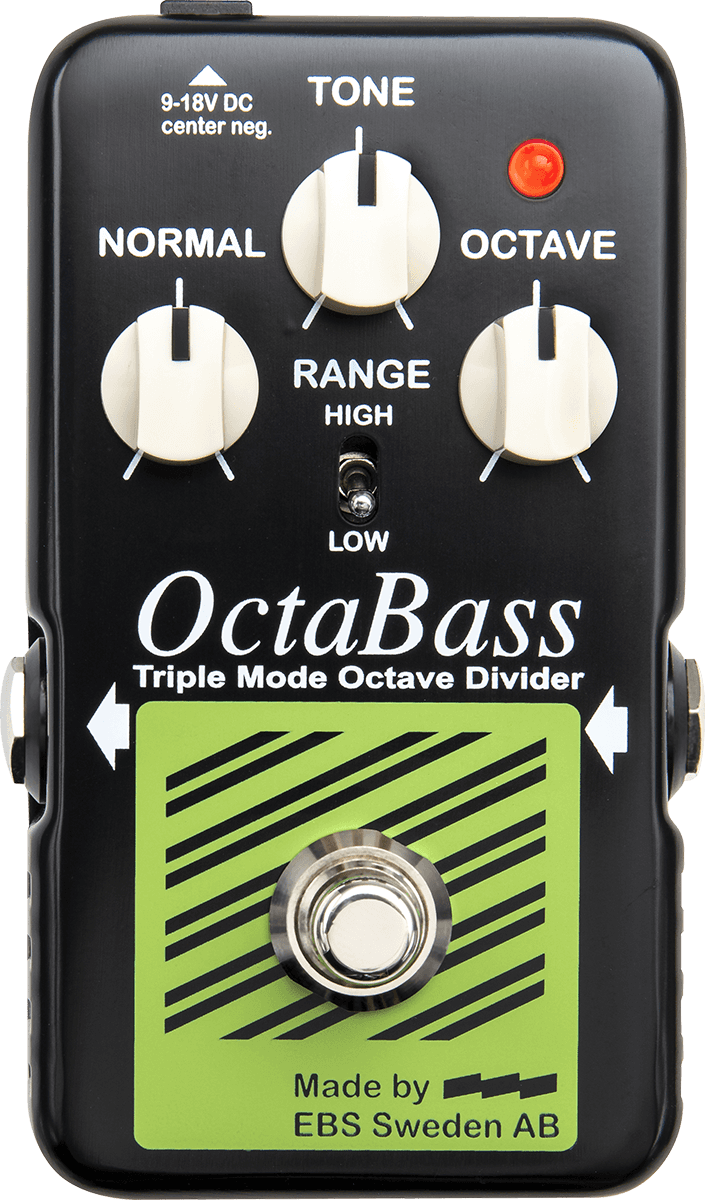 Pédale Octaveur pour Basse – EBS OCTABASS-BL