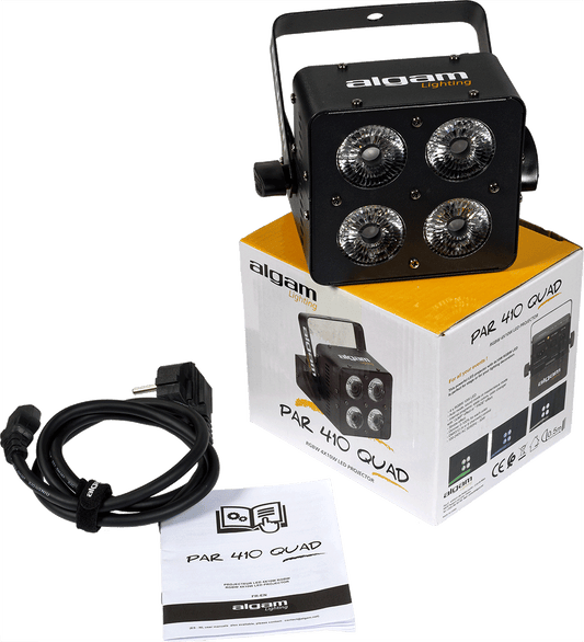 Projecteur LED Quad – Par LED 4 x 10 W RGBW ALGAM LIGHTING PAR-410-QUAD