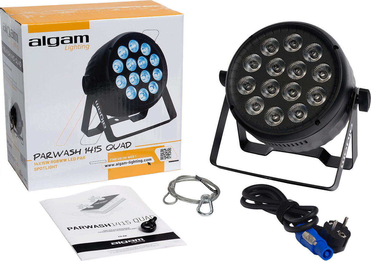 Wash LED 14 × 15 W RGBWW 4-en-1 – ALGAM LIGHTING PARWASH1415-QUAD