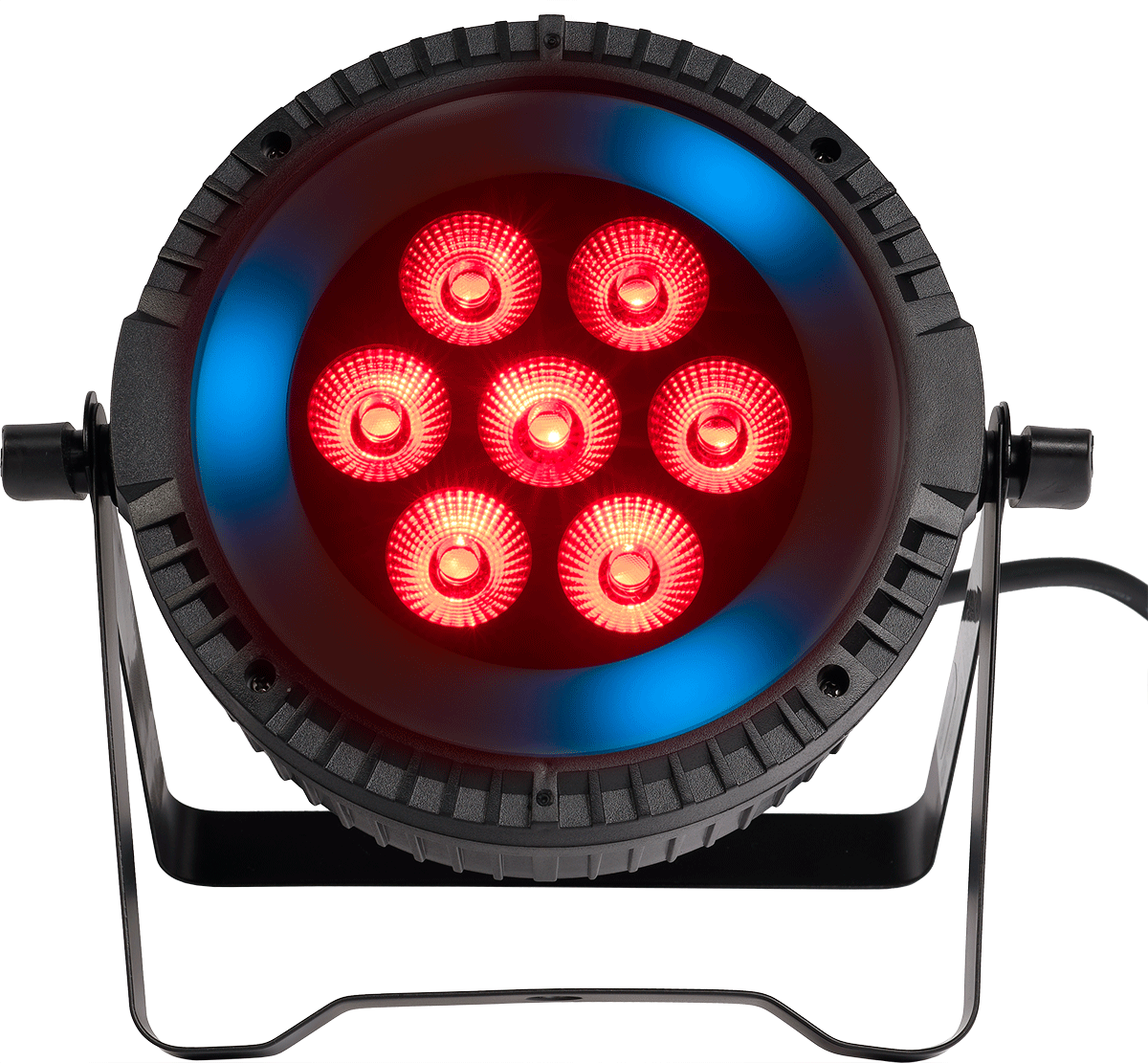 Wash – Projecteur PAR LED 7 x 6 W + Anneau LED RVB ALGAM LIGHTING PARWASH76-RING