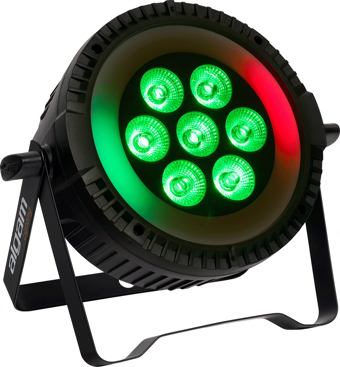 Wash – Projecteur PAR LED 7 x 6 W + Anneau LED RVB ALGAM LIGHTING PARWASH76-RING