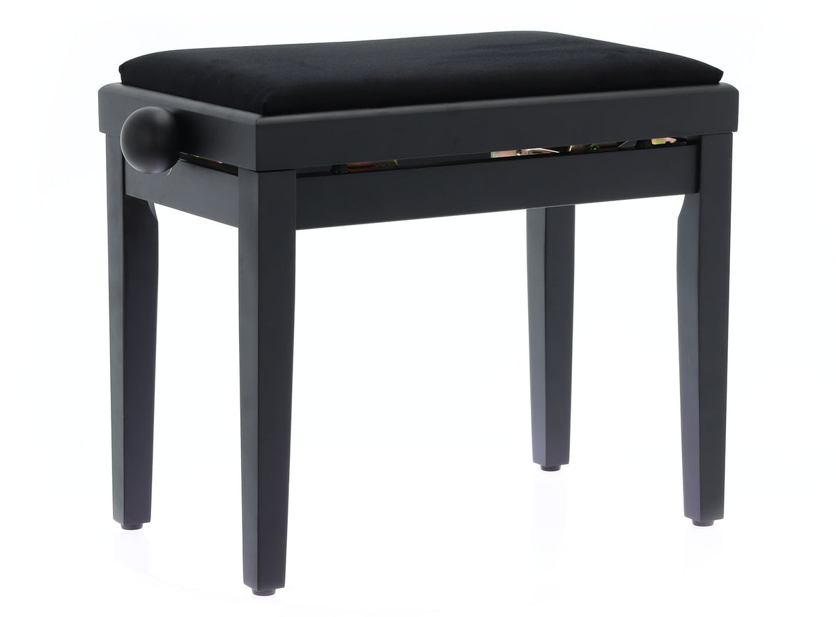 🎹 Banquette Piano QUIK LOK PB010BKS – Assise Velours – Noir Mat