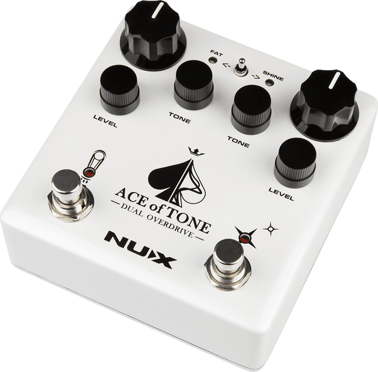 PEDALE OVERDRIVE DOUBLE A ROUTAGE INTERNE NUX ACEOFTONE-OD